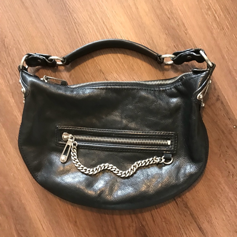 Michael Kors black leather purse
